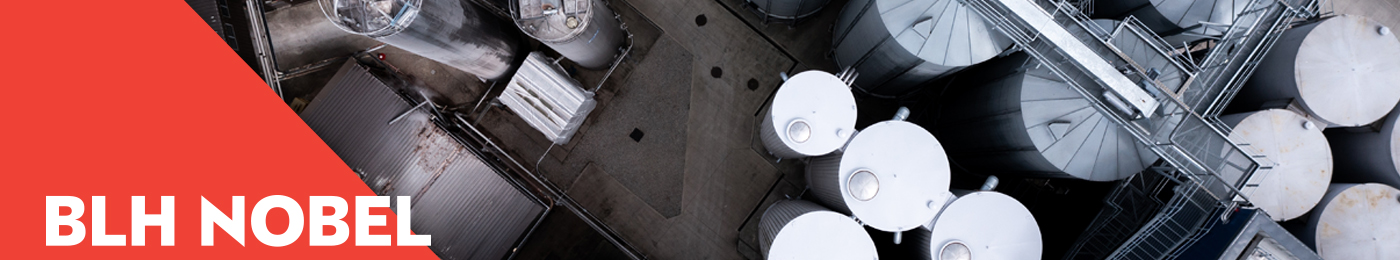Overhead image of gas factory